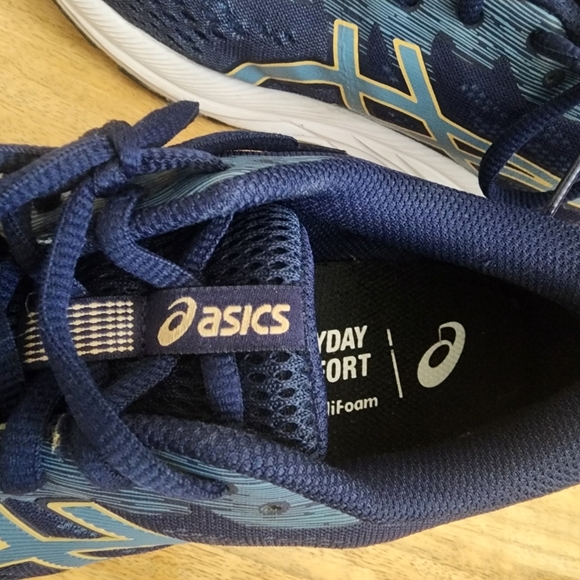 Asics Womens Gel Excite 7 Running Shoes Sneakers Low Top Navy Blue Size 9.5 - Picture 10 of 12